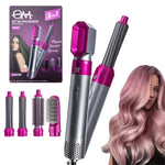 Secador 5 en 1 💖 Peinado de salón en casa Volumen, brillo y estilo al instante