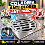 Coladera Inteligente Antiolores y Antiinsectos LUJOMEX© 🚿