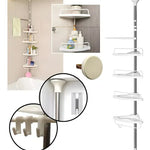 Organizador de baño telescópico ajustable y elegante