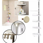 Organizador de baño telescópico ajustable y elegante