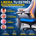 Cojín Ortopédico de Gel Antideslizante – Alivio para Espalda y Cadera