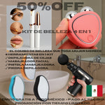 Kit de Belleza 4 en 1 – Cuidado Profesional en Casa.   LUJOMEX© 🎁