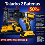 Taladro Inalámbrico 21V Doble Batería  LUJOMEX©